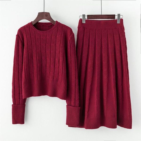 two piece dress european and american brands with the same paragraph 2 sets of women's fashion long-sleeved loose sweater skirt set aut, White
two piece dress european and american brands with the same paragraph 2 sets of women's fashion long-sleeved loose sweater skirt set aut, White