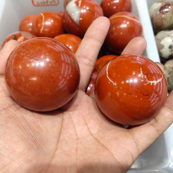decorative objects & figurines natural red jasper crystal quartz sphere ball healing
decorative objects & figurines natural red jasper crystal quartz sphere ball healing