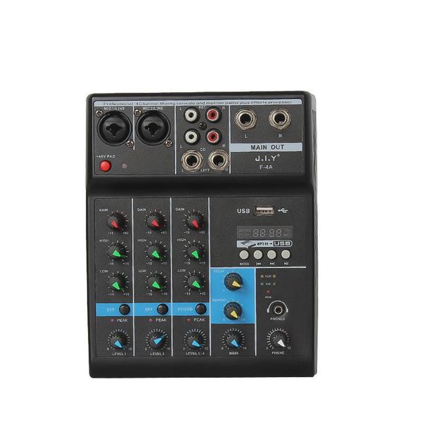 radio 4 channels mini usb audio mixer console bluetooth-compatible record phantom with sound card for karaoke stage ktv
radio 4 channels mini usb audio mixer console bluetooth-compatible record phantom with sound card for karaoke stage ktv
