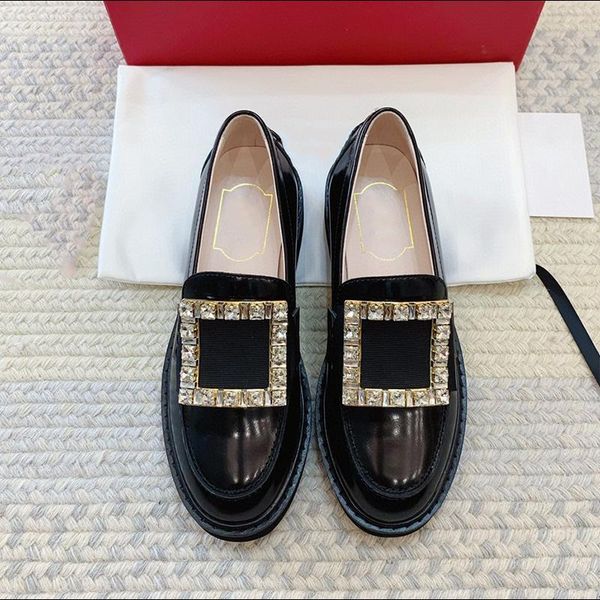 dress shoes square buckle loafers platform leather metal slip-on casual british style muffin women's, Black
dress shoes square buckle loafers platform leather metal slip-on casual british style muffin women's, Black