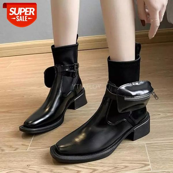 square toe thick-heel fashion boots slip-on ankle winter warm comfortable short women buckle botas altas mujer #7x12, Black
square toe thick-heel fashion boots slip-on ankle winter warm comfortable short women buckle botas altas mujer #7x12, Black