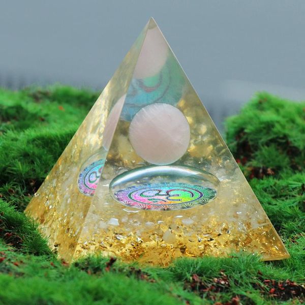 charms natural semi-precious stone furnishing articles pyramid shape orgonite pyramidrose quartz for diy jewelry making home decoration, Bronze;silver
charms natural semi-precious stone furnishing articles pyramid shape orgonite pyramidrose quartz for diy jewelry making home decoration, Bronze;silver