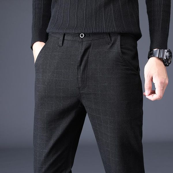 men's pants spring and autumn business casual trousers personality brand clothing mens long straight cotton male regular full length, Black
men's pants spring and autumn business casual trousers personality brand clothing mens long straight cotton male regular full length, Black