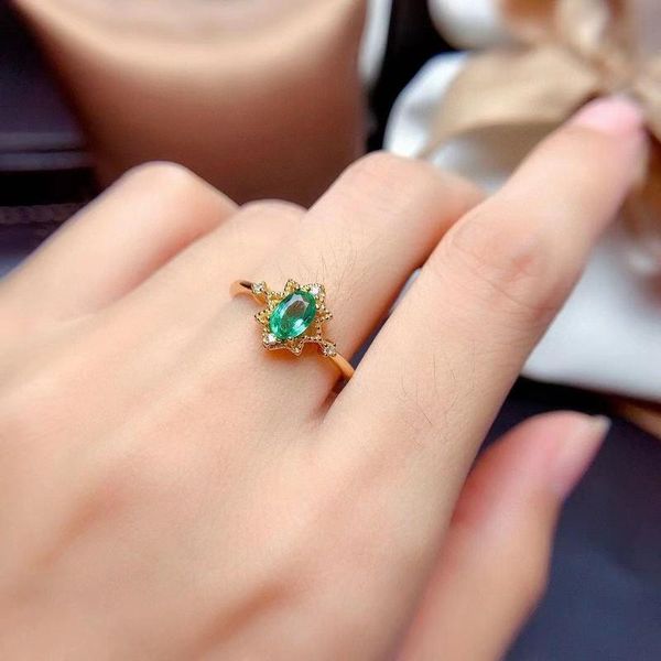 cluster rings simple emerald ring for office woman 3mm*4mm natural silver 925 jewelry gift girl, Golden;silver
cluster rings simple emerald ring for office woman 3mm*4mm natural silver 925 jewelry gift girl, Golden;silver
