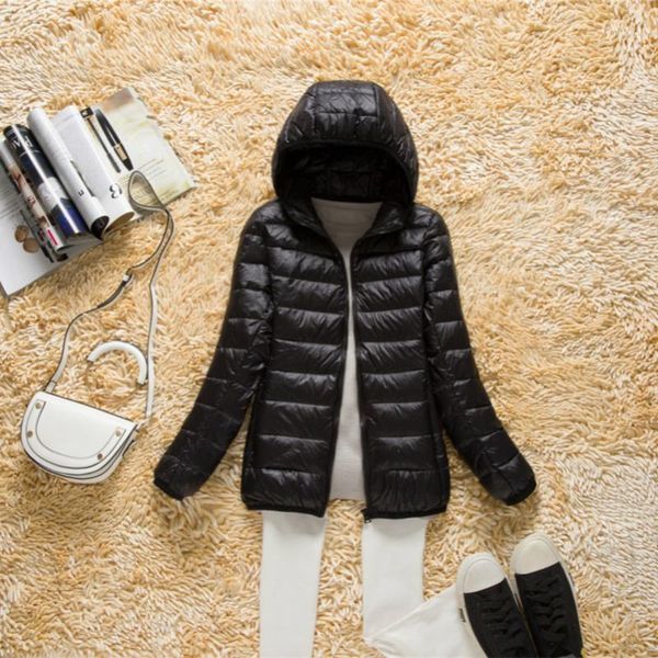 women's down & parkas duck white coat winter jacket women hooded short jackets ladies thin autumn coats spring clothes lwl885577, Black
women's down & parkas duck white coat winter jacket women hooded short jackets ladies thin autumn coats spring clothes lwl885577, Black