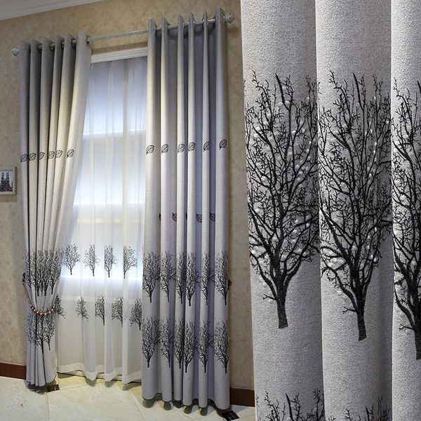 curtain & drapes fortune tree gray cotton and linen embroidery high-end atmosphere nordic simple modern curtains living room bedroom
curtain & drapes fortune tree gray cotton and linen embroidery high-end atmosphere nordic simple modern curtains living room bedroom