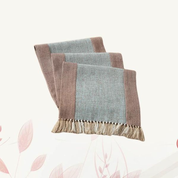 tassel double table runners household table cloth cotton linen double cloth (blue size 1)
tassel double table runners household table cloth cotton linen double cloth (blue size 1)