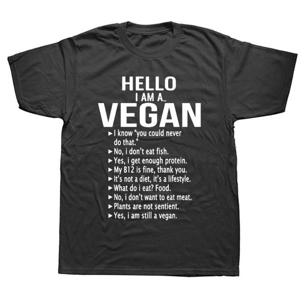 men's t-shirts vegetarian i am still a vegan t-shirt men ask yourself veganism rights funny tshirt summer, White;black
men's t-shirts vegetarian i am still a vegan t-shirt men ask yourself veganism rights funny tshirt summer, White;black