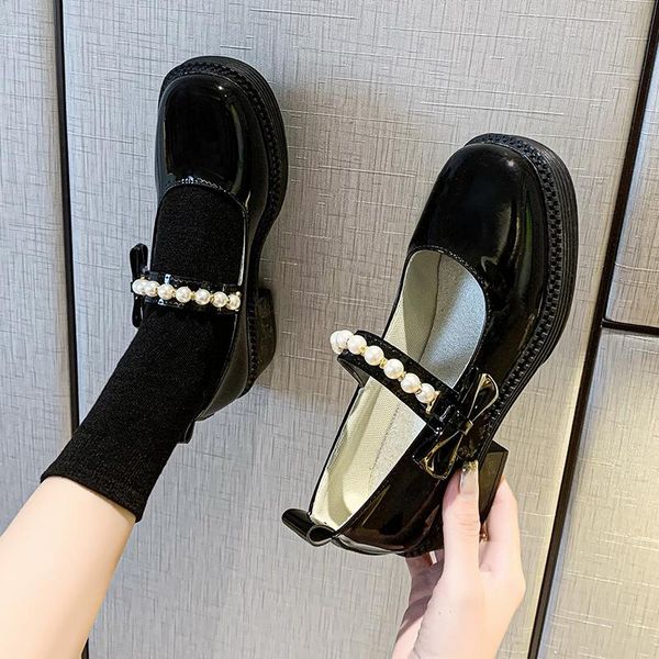 dress shoes rimocy bow pearl ankle strap mary janes women comfortable med heels lolita woman sweet lovely bowtie 2021, Black
dress shoes rimocy bow pearl ankle strap mary janes women comfortable med heels lolita woman sweet lovely bowtie 2021, Black