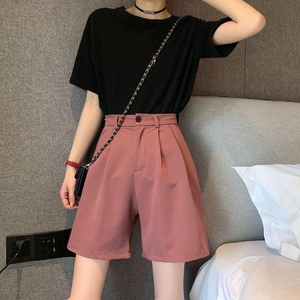 women's shorts 2021 women wide leg shorts summer straight high waisted short pants casual office beach woman, White;black
women's shorts 2021 women wide leg shorts summer straight high waisted short pants casual office beach woman, White;black