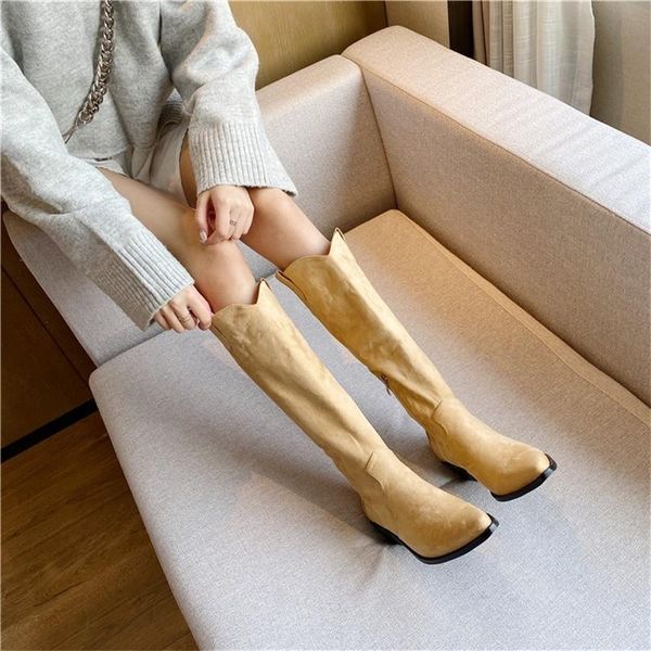 boots korea dongdamen fashion versatile high-heeled women's autumn and winter pointed head below knee thick heel sleeve, Black
boots korea dongdamen fashion versatile high-heeled women's autumn and winter pointed head below knee thick heel sleeve, Black