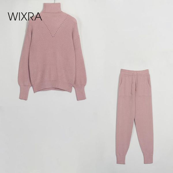 women's two piece pants wixra women basic tracksuit turtleneck sweater + pockets harem autumn winter female pullover 2 set, White
women's two piece pants wixra women basic tracksuit turtleneck sweater + pockets harem autumn winter female pullover 2 set, White