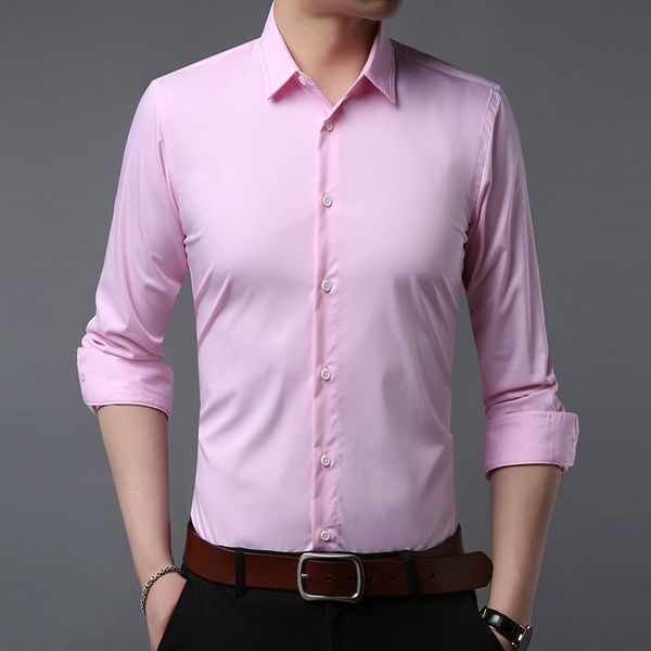 men's casual shirts long-sleeved business men 2021 spring and autumn fashion slim lapel solid color shirt zde1502, White;black
men's casual shirts long-sleeved business men 2021 spring and autumn fashion slim lapel solid color shirt zde1502, White;black