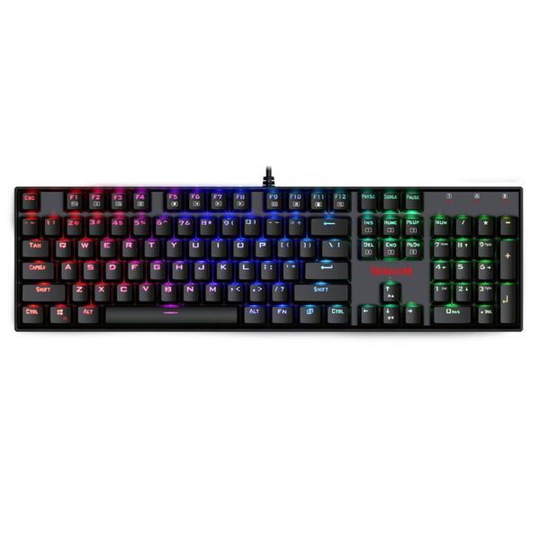 redragon k551 mechanical gaming keyboard 104 keys rgb led backlit wired keyboard with blue switches for windows gaming pc
redragon k551 mechanical gaming keyboard 104 keys rgb led backlit wired keyboard with blue switches for windows gaming pc