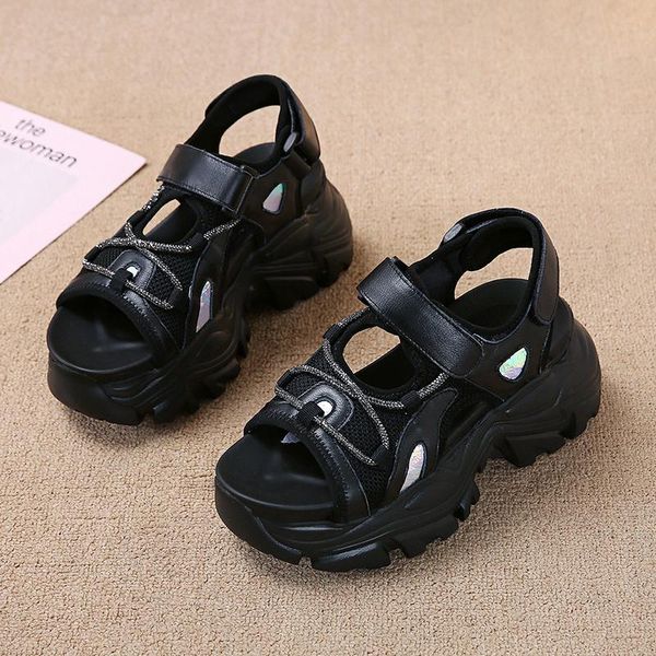sandals summer women fashion women's 2021 rhinestone casual all-match platform shoes sequins, Black
sandals summer women fashion women's 2021 rhinestone casual all-match platform shoes sequins, Black