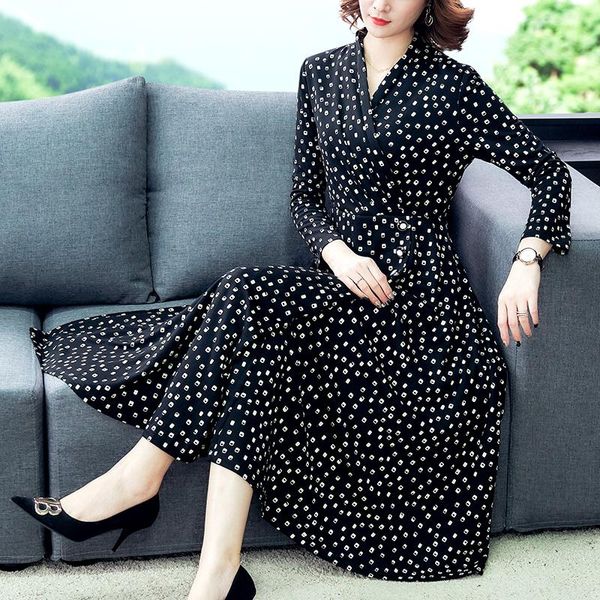 casual dresses women dress autumn 2021 office lady korea style knitting print long sleeve polka dot high waist v-neck black, Black;gray
casual dresses women dress autumn 2021 office lady korea style knitting print long sleeve polka dot high waist v-neck black, Black;gray