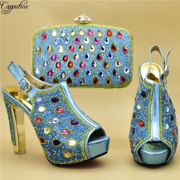 dress shoes elegant sky blue african wedding/party and bag perfect matching for evening 988-3, heel height 12cm, Black
dress shoes elegant sky blue african wedding/party and bag perfect matching for evening 988-3, heel height 12cm, Black