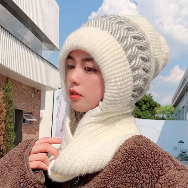 berets 2 in 1 thicken scarf hood cartoon hat winter warm soft thickening cap conjoined glove i5p9, Blue;gray
berets 2 in 1 thicken scarf hood cartoon hat winter warm soft thickening cap conjoined glove i5p9, Blue;gray