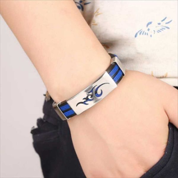 charm bracelets 2021 south korea men's silicone stainless steel bracelet boy fashion jewelry accessories gift wholesale, Golden;silver
charm bracelets 2021 south korea men's silicone stainless steel bracelet boy fashion jewelry accessories gift wholesale, Golden;silver