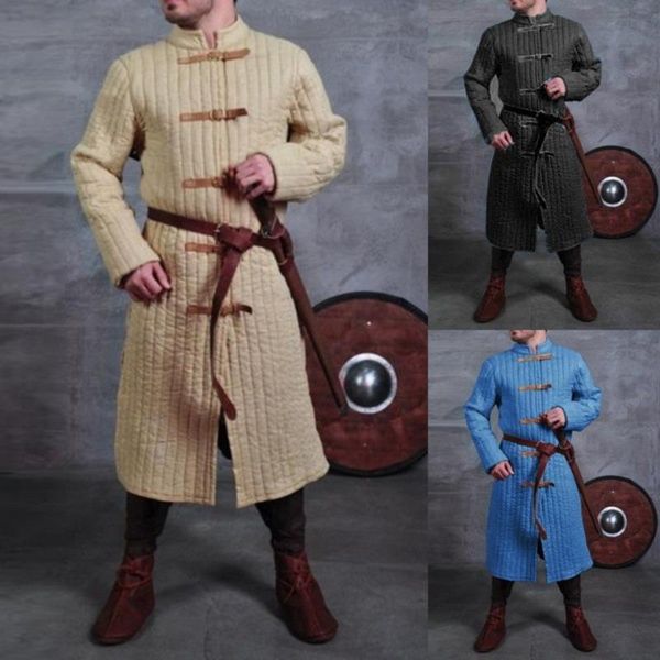 men's trench coats vintage steampunk long coat medieval gothic cosplay costume winter turtleneck battle jacket halloween cool windbreak, Tan;black
men's trench coats vintage steampunk long coat medieval gothic cosplay costume winter turtleneck battle jacket halloween cool windbreak, Tan;black