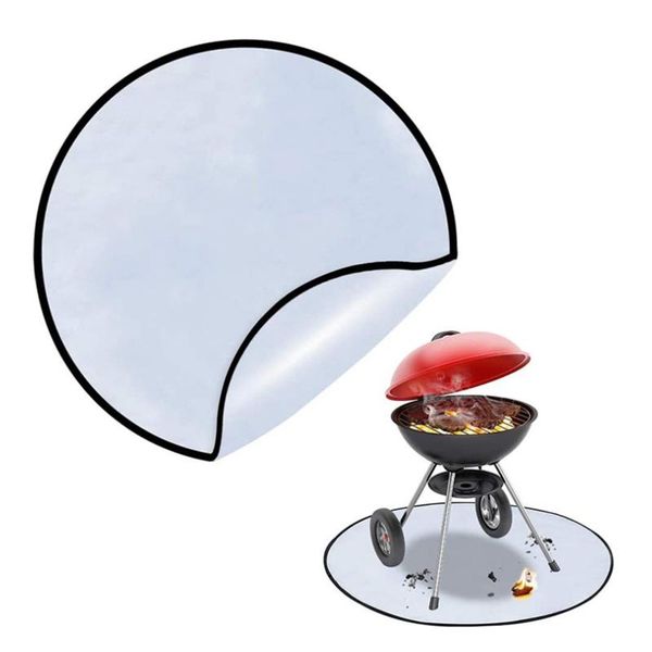 mats & pads round fire pit mat barbecue fireproof under grill terrain deck protector lawn grass cover, waterproof
mats & pads round fire pit mat barbecue fireproof under grill terrain deck protector lawn grass cover, waterproof
