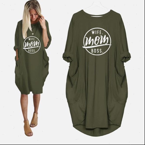 wife mom letters printed tunic dress women o neck long sleeve casual womens midi dresses 2021 spring summer ladies clothes, Black;gray
wife mom letters printed tunic dress women o neck long sleeve casual womens midi dresses 2021 spring summer ladies clothes, Black;gray