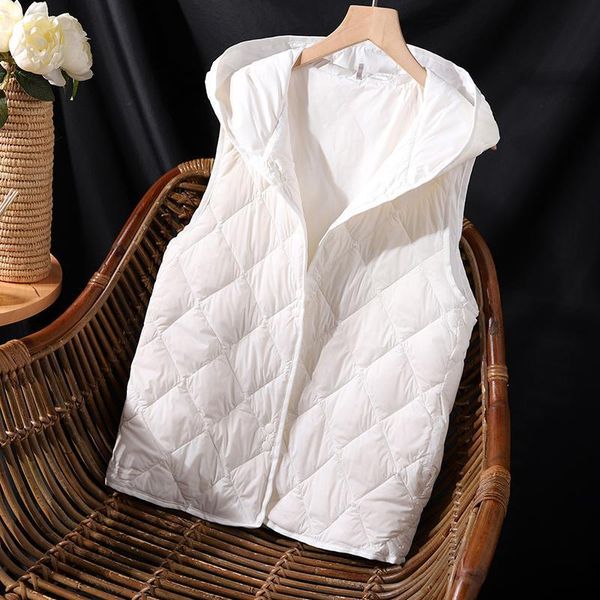 women's vests women sleeveless winter ultra light cotton vest hooded jacket gilet lightweight windproof warm waistcoat chaleco mujer y3, Black;white
women's vests women sleeveless winter ultra light cotton vest hooded jacket gilet lightweight windproof warm waistcoat chaleco mujer y3, Black;white