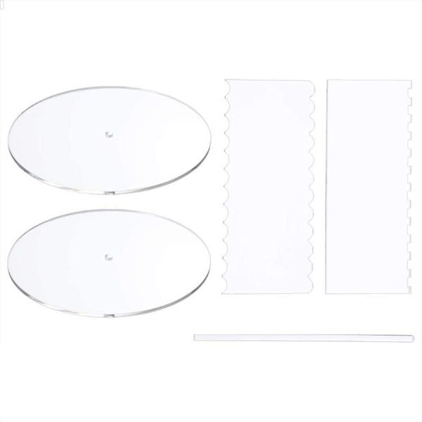 baking & pastry tools transparent acrylic cake discs set scraper decorating comb round
baking & pastry tools transparent acrylic cake discs set scraper decorating comb round