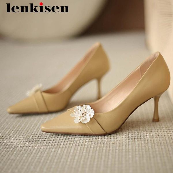 dress shoes lenkisen est style wedding genuine leather appliques flowers small square toe thin high heel slip on women pumps l39, Black
dress shoes lenkisen est style wedding genuine leather appliques flowers small square toe thin high heel slip on women pumps l39, Black