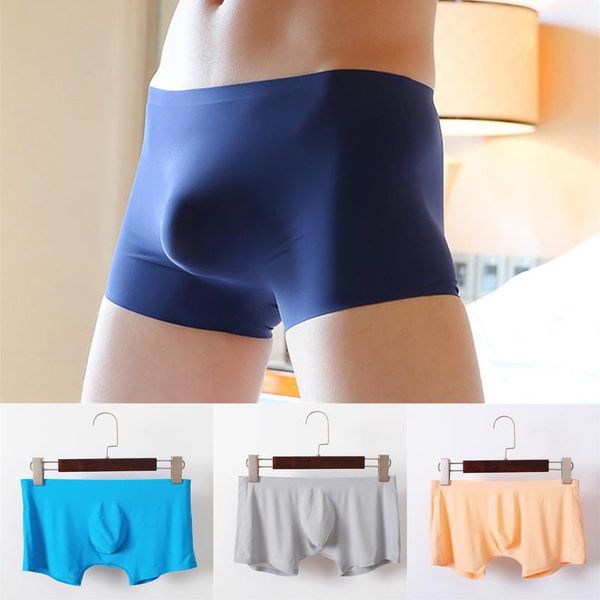 mens underwear boxers ice silk boxer shorts u convex pouch male gay slip homme panties seamless underpants swimwear trunks, Black;white
mens underwear boxers ice silk boxer shorts u convex pouch male gay slip homme panties seamless underpants swimwear trunks, Black;white