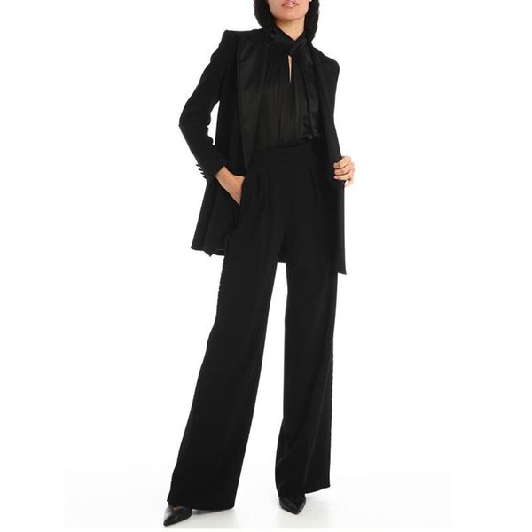 women's two piece pants elegant suits 2-pieces women double breasted blazer wide leg female set chic office ladies coat suit, White
women's two piece pants elegant suits 2-pieces women double breasted blazer wide leg female set chic office ladies coat suit, White