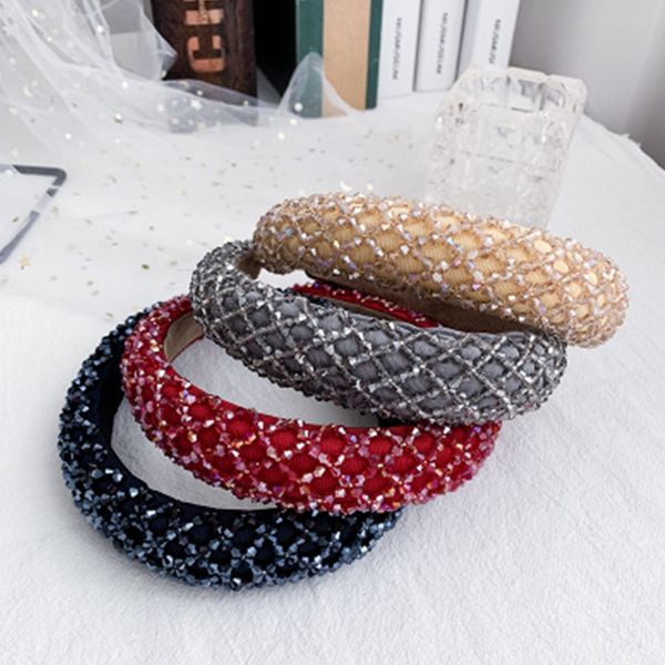 colorful crystal headband for woman luxury hand made crystal beaded sponge hair band bridal wedding party headbands gift ribbon rn8125, Slivery;white
colorful crystal headband for woman luxury hand made crystal beaded sponge hair band bridal wedding party headbands gift ribbon rn8125, Slivery;white