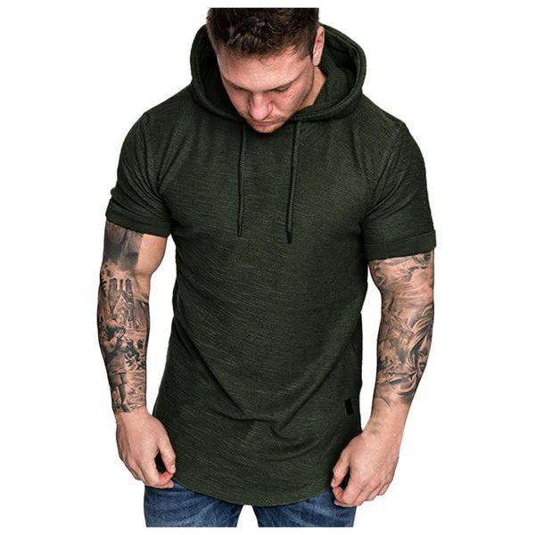 men's t-shirts summer hooded t-shirt sports fitness solid color short-sleeved pullover t-shirt 3xl plus size male men clothing, White;black
men's t-shirts summer hooded t-shirt sports fitness solid color short-sleeved pullover t-shirt 3xl plus size male men clothing, White;black