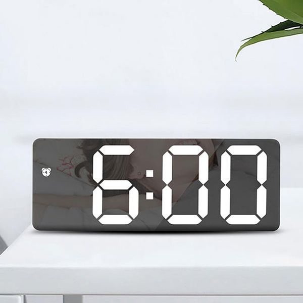 other clocks & accessories acrylic/mirror alarm clock led digital voice control snooze time temperature display night mode reloj despertador
other clocks & accessories acrylic/mirror alarm clock led digital voice control snooze time temperature display night mode reloj despertador