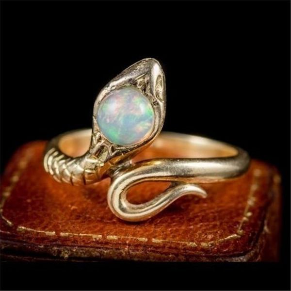cluster rings vintage gold stainless steel ring snake crystal zircon opal animal jewelry birthday party gift, Golden;silver
cluster rings vintage gold stainless steel ring snake crystal zircon opal animal jewelry birthday party gift, Golden;silver