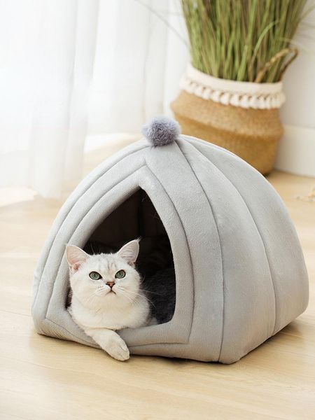 cat beds & furniture non-deformable puppy nest soft dog accessories triangle warm house semi-closed comfortable pet bed
cat beds & furniture non-deformable puppy nest soft dog accessories triangle warm house semi-closed comfortable pet bed