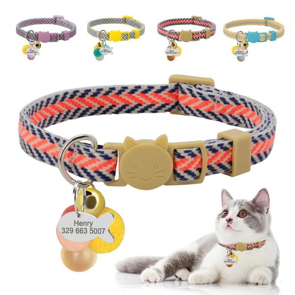 cat collars & leads soft custom collar safety quick release personalized kitten puppy with bell pet accessories adjustable for
cat collars & leads soft custom collar safety quick release personalized kitten puppy with bell pet accessories adjustable for