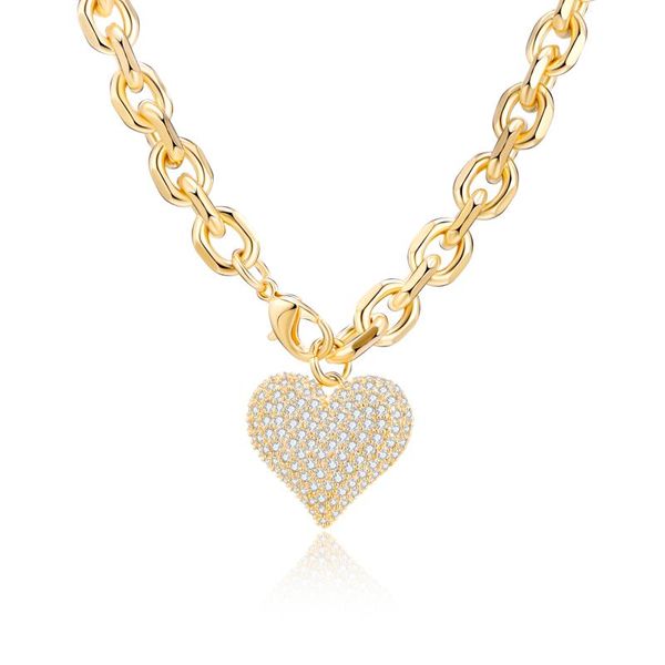 chokers gold plated heart pendant chains necklace gifts for women stainless steel choker jewelry wedding bride party 2021, Golden;silver
chokers gold plated heart pendant chains necklace gifts for women stainless steel choker jewelry wedding bride party 2021, Golden;silver