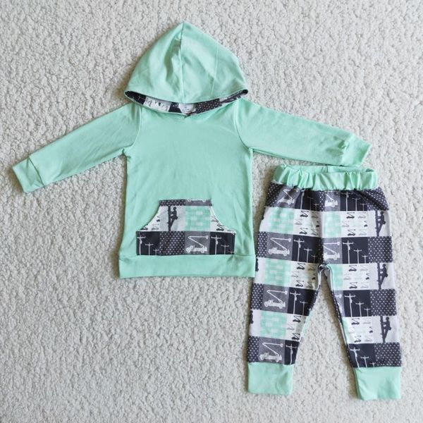 clothing sets baby boy clothes lake green hooded sweatshirt 2 pieces boutique outfits, White
clothing sets baby boy clothes lake green hooded sweatshirt 2 pieces boutique outfits, White