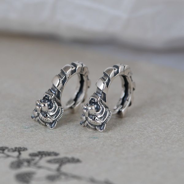 2021 trend 925 women jewelry unusual tiger head stud earrings vintage style thai silver gifts for girl, Golden
2021 trend 925 women jewelry unusual tiger head stud earrings vintage style thai silver gifts for girl, Golden