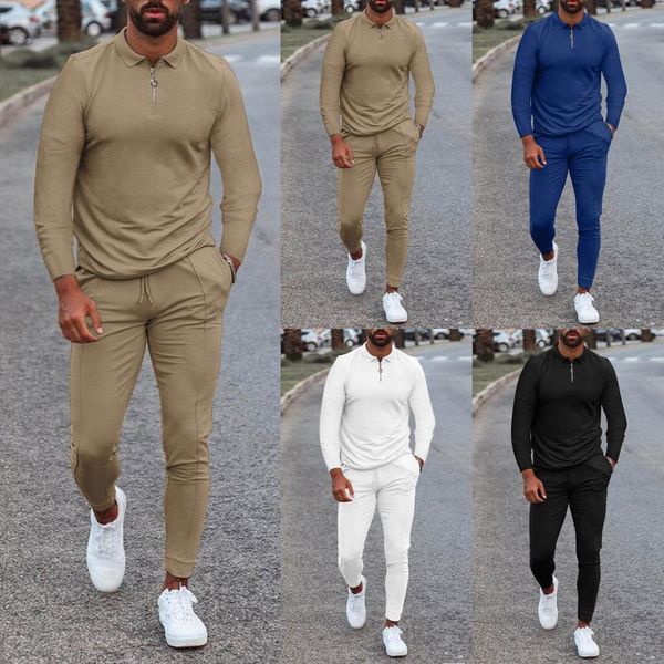 men's tracksuits mens autumn 2-piece solid turndown neck long sleeve shirts pants sets soft cotton plus size casual trousers loose coz, Gray
men's tracksuits mens autumn 2-piece solid turndown neck long sleeve shirts pants sets soft cotton plus size casual trousers loose coz, Gray