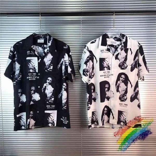 men's casual shirts ss wacko maria shirt portrait printing men women 1:1 tees fashion streetwear hrpn, White;black
men's casual shirts ss wacko maria shirt portrait printing men women 1:1 tees fashion streetwear hrpn, White;black
