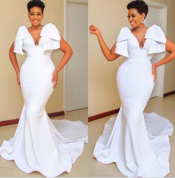 2021 plus size evening dresse v neck satin sweep train custom made mermaid prom party gown formal occasion wear vestidos robes, Black;red
2021 plus size evening dresse v neck satin sweep train custom made mermaid prom party gown formal occasion wear vestidos robes, Black;red