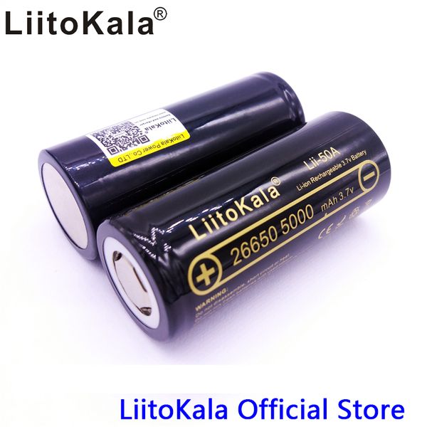 hk liitokala lii-50a 26650 5000mah lithium battery 3.7v rechargeable batteries 26650-50a suitable for flashligh
hk liitokala lii-50a 26650 5000mah lithium battery 3.7v rechargeable batteries 26650-50a suitable for flashligh