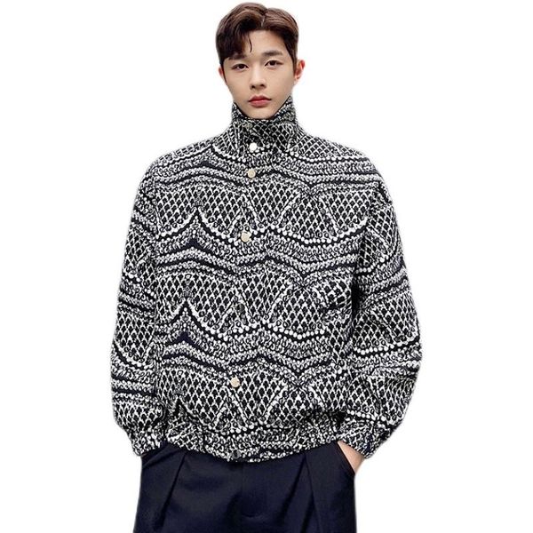 men's jackets men winter black white dot wave cotton jacket man korean streetwear fashion vintage casual zipper coat outerwear, Black;brown
men's jackets men winter black white dot wave cotton jacket man korean streetwear fashion vintage casual zipper coat outerwear, Black;brown