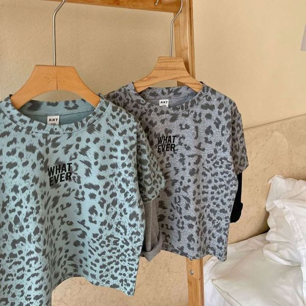 t-shirt 2021 children's squint new spring products boys and girls leopard fake two baby korean letter long sleeve t, Blue
t-shirt 2021 children's squint new spring products boys and girls leopard fake two baby korean letter long sleeve t, Blue