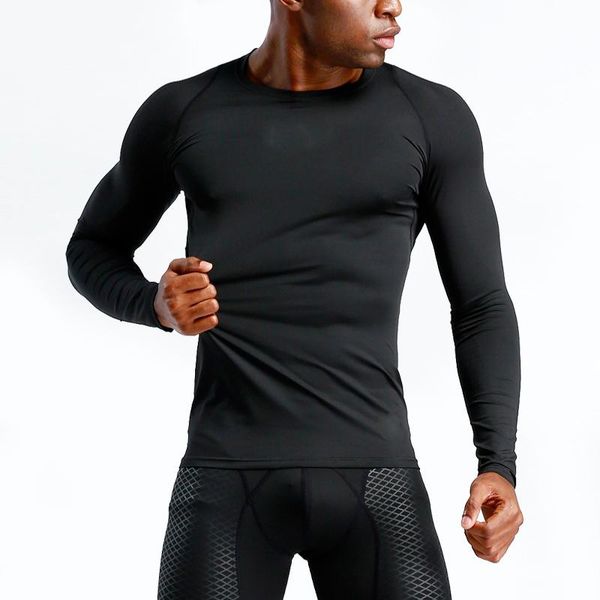 men's sport long sleeve thermal t-shirts black compression shirt fitness underwear for running thermoactive gym clothing, Black;blue
men's sport long sleeve thermal t-shirts black compression shirt fitness underwear for running thermoactive gym clothing, Black;blue