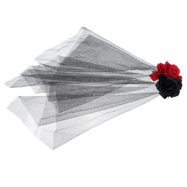 bridal veils 1pc veil headpiece novel cosplay hairpin party costume accessory, Black
bridal veils 1pc veil headpiece novel cosplay hairpin party costume accessory, Black