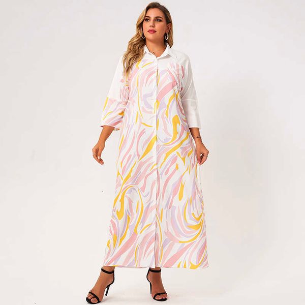 casual dresses 2021 summer women plus size white zebra print lapel single-breasted large holiday loose 3/4 sleeve maxi es ys6f, Black;gray
casual dresses 2021 summer women plus size white zebra print lapel single-breasted large holiday loose 3/4 sleeve maxi es ys6f, Black;gray