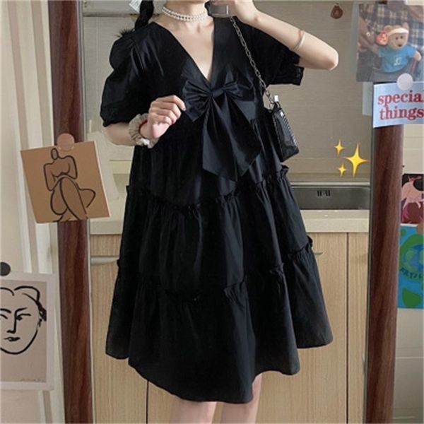 design feeling bow knot scheming girl doll dress small super fairy sweet princess skirt first love skirt summer, Black;gray
design feeling bow knot scheming girl doll dress small super fairy sweet princess skirt first love skirt summer, Black;gray